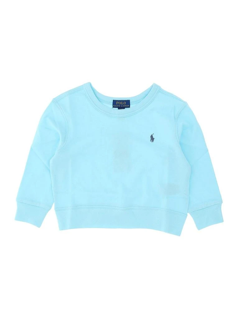 商品Ralph Lauren|Ralph Lauren Kids Logo-Embroidered Long Sleeved Sweatshirt,价格¥415,第1张图片
