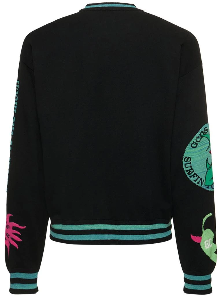 商品GCDS|Wirdo Cotton Knit Sweater,价格¥2340,第4张图片详细描述