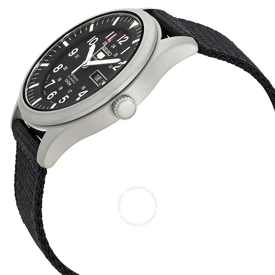 商品Seiko|5 Automatic Black Dial Men's Watch SNZG15J1,价格¥1183,第2张图片详细描述