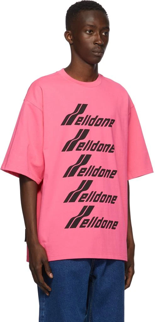 商品We11done|Pink Front Logo T-Shirt,价格¥824,第2张图片详细描述
