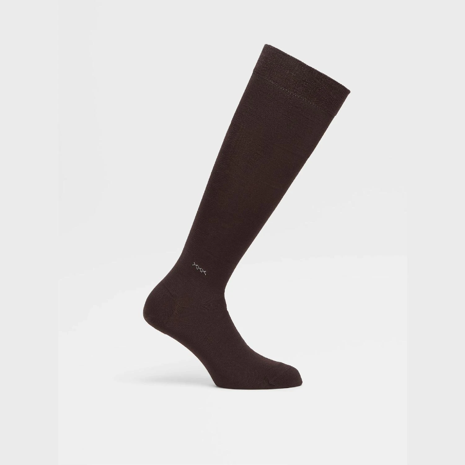 包邮包税【预售7天发货】 ZEGNA杰尼亚 23秋冬 男士 袜子 OASI BARK EVERYDAY TRIPLE X MID CALF SOCKS N5V40-526-202 商品