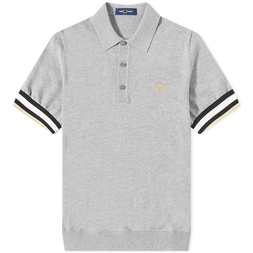 商品Fred Perry|Fred Perry Bold Cuff Knitted Polo,价格¥556,第1张图片