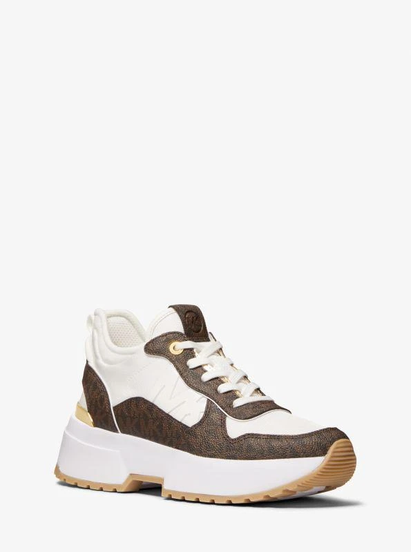 商品Michael Kors|Muse Logo and Mesh Trainer,价格¥597,第1张图片