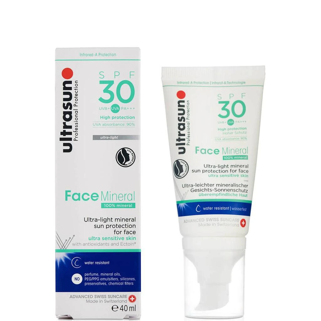 商品Ultrasun|Ultrasun Mineral Face SPF30 Lotion 40ml,价格¥248,第1张图片