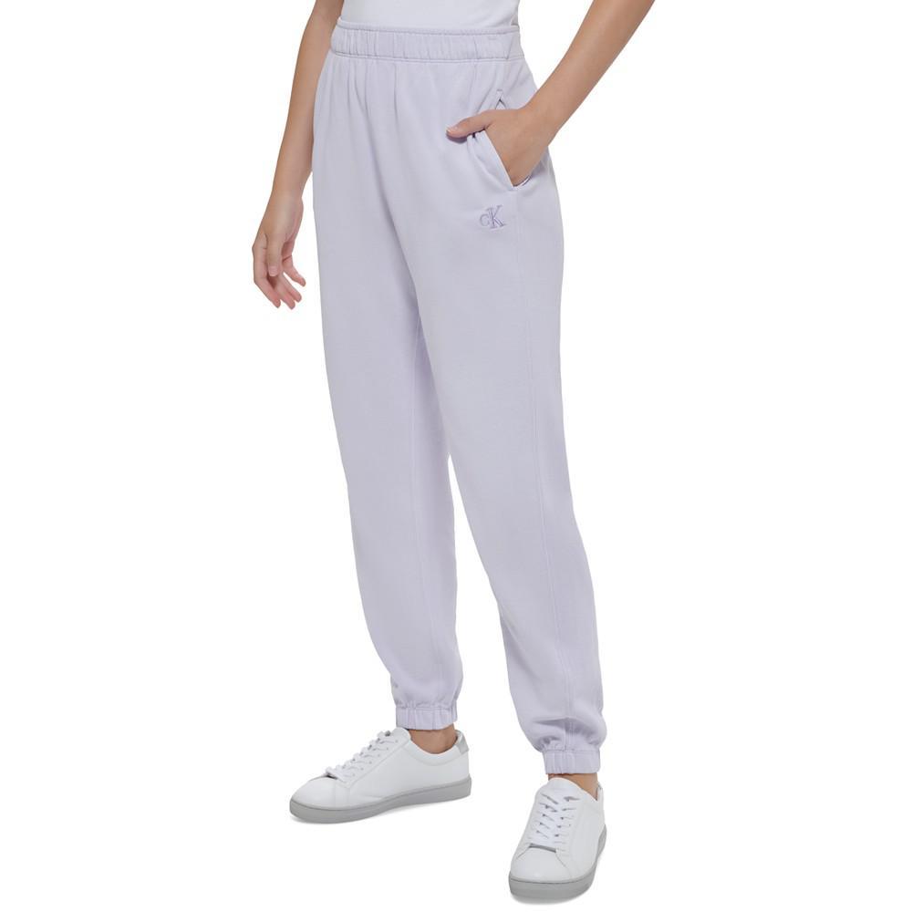 商品Calvin Klein|Women's Cotton High-Rise Jogger Pants,价格¥501,第5张图片详细描述