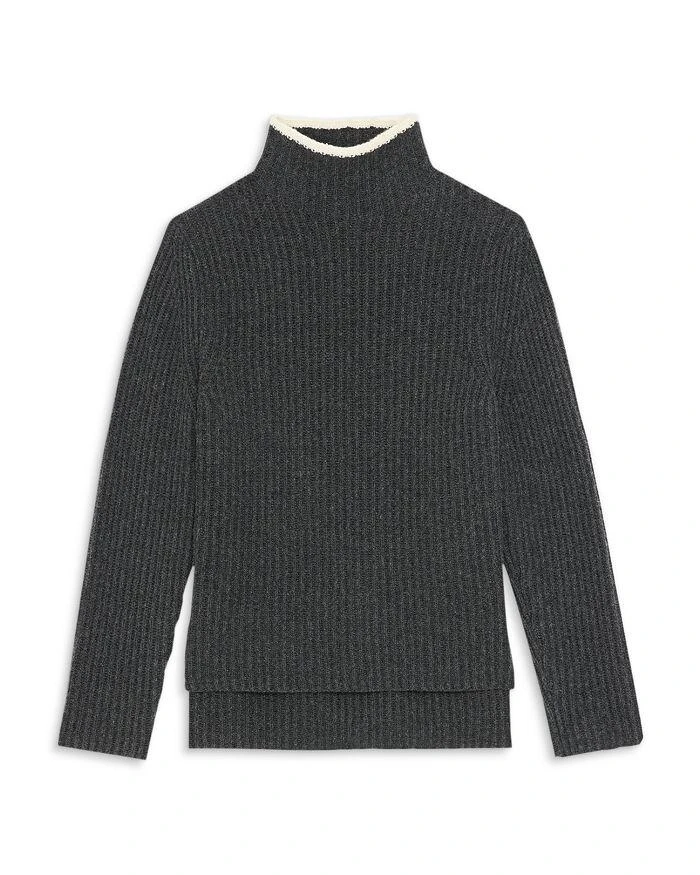 商品Theory|Karenia Wool & Cashmere Ribbed Sweater,价格¥3262,第5张图片详细描述