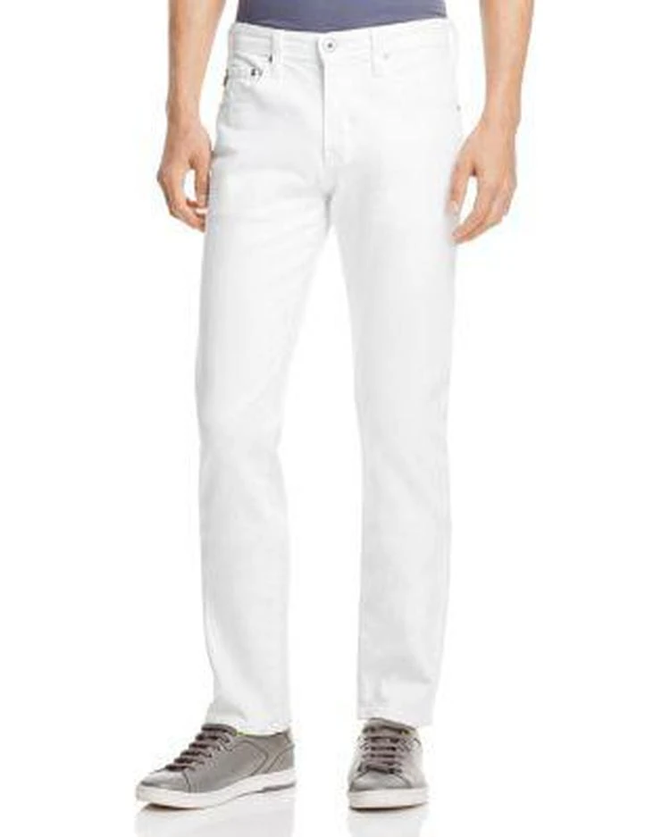 商品AG|Matchbox Slim Fit Jeans in White,价格¥454,第1张图片