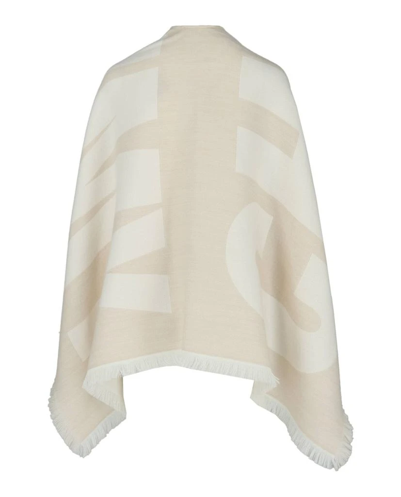 商品Jimmy Choo|Logo Printed Wool Poncho,价格¥2498,第2张图片详细描述