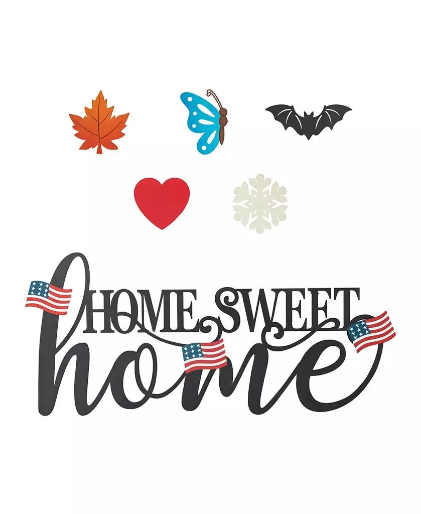 商品Glitzhome|24" L Metal "Home Sweet Home" Wall Decor,价格¥335,第4张图片详细描述