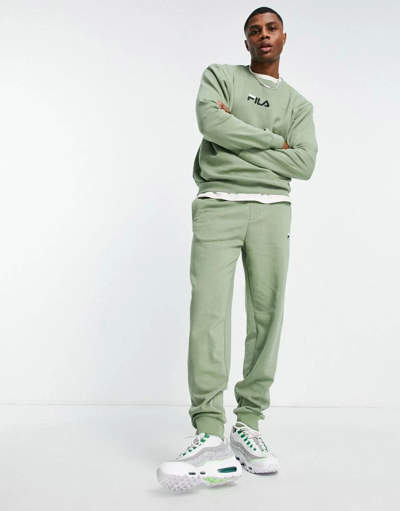 商品Fila|Fila joggers with logo in green,价格¥262,第1张图片