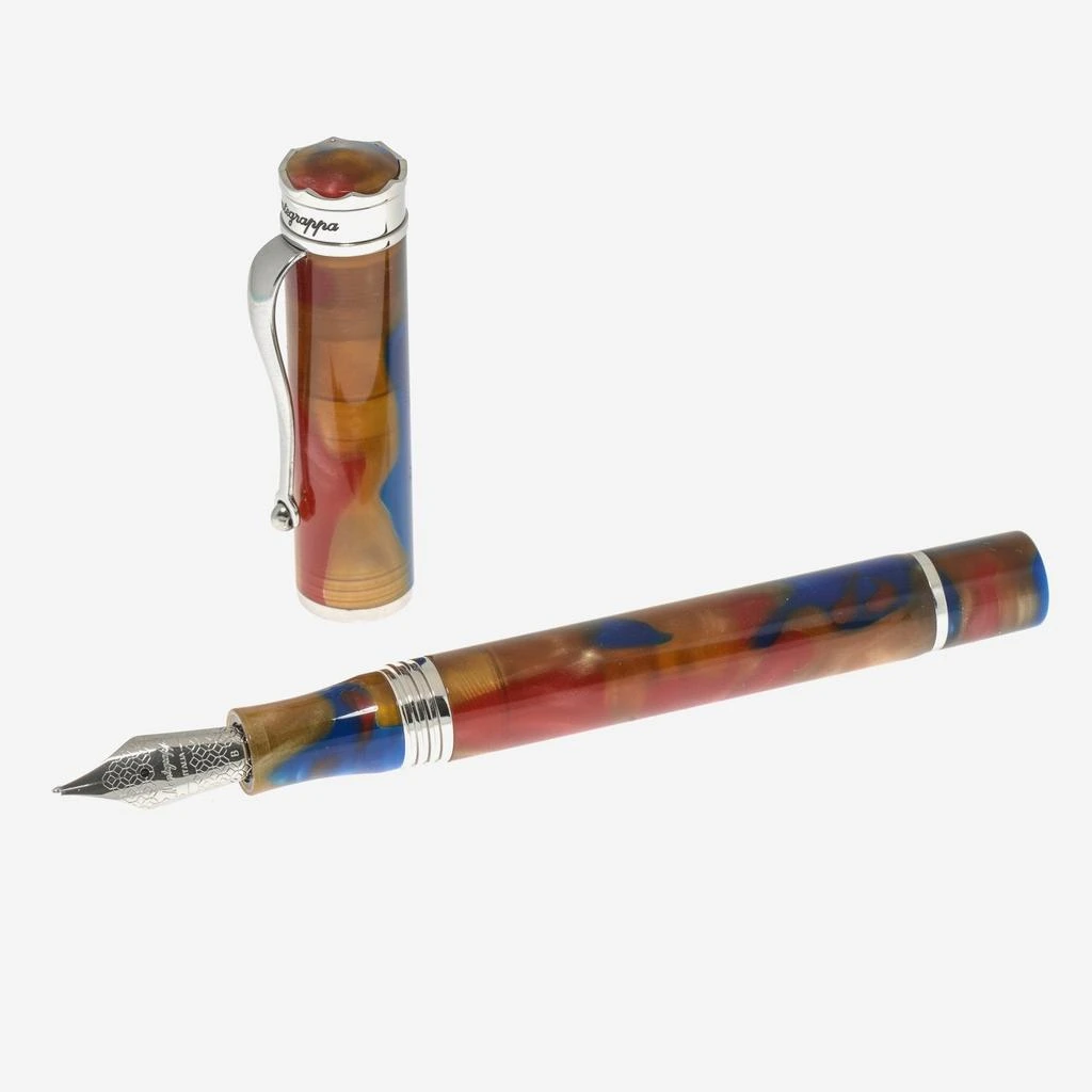 商品Montegrappa|Montegrappa Ducale Murano Astratto Resin Fountain Pen (B) ISDUR5IA,价格¥1161,第2张图片详细描述