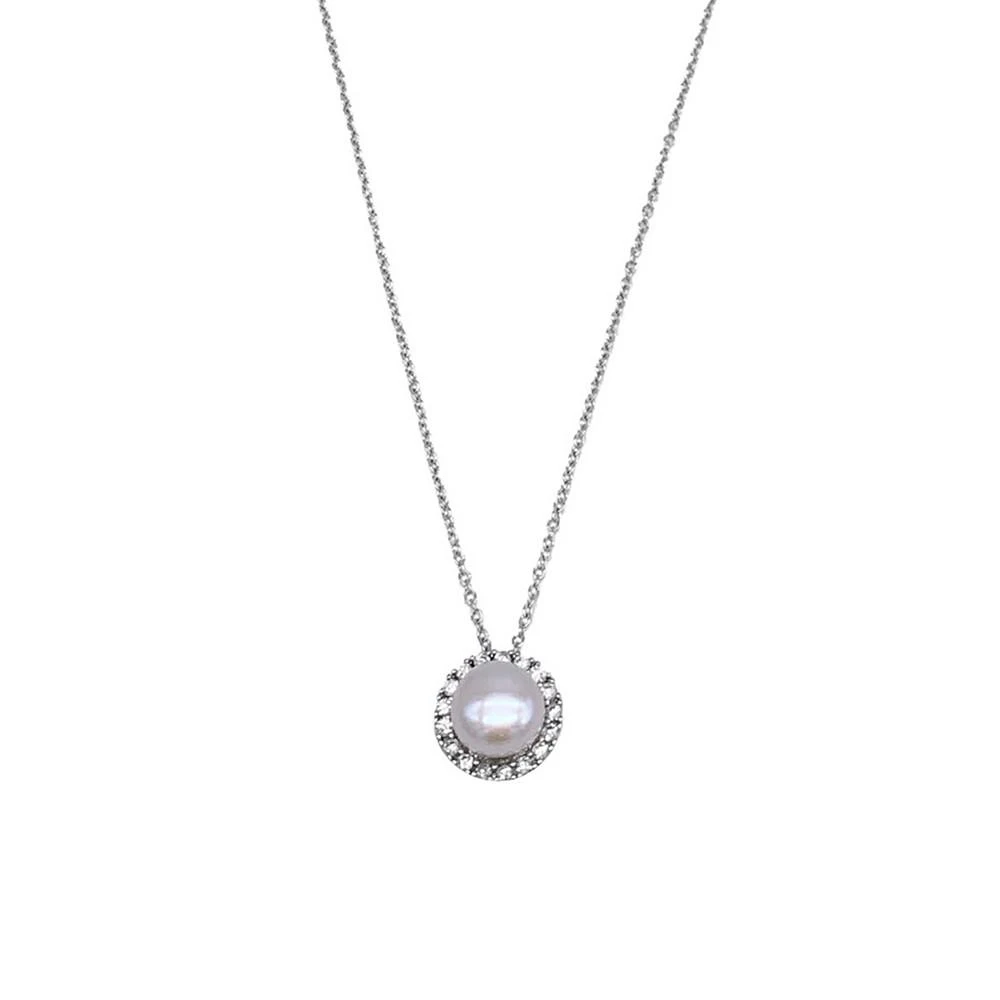 商品ADORNIA|Floating Freshwater Pearl Halo Necklace,价格¥235,第1张图片