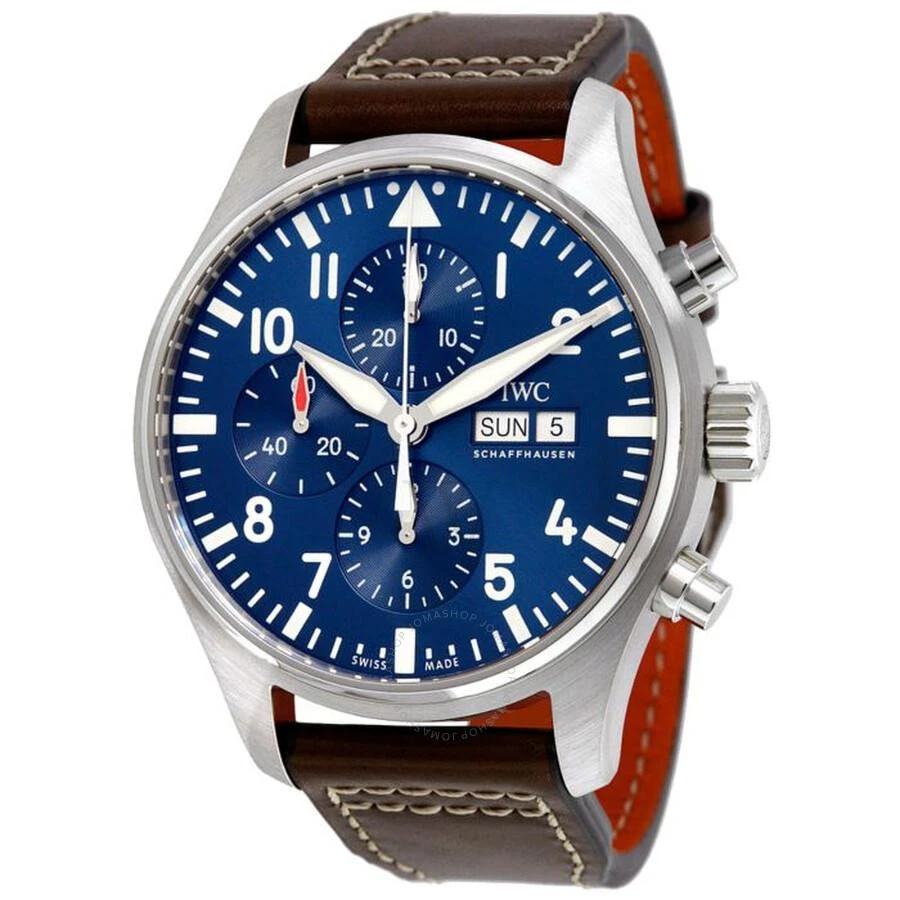 商品[二手商品] IWC Schaffhausen|Pre-owned IWC Pilot Le Petit Prince Chronograph Automatic Men's Watch IW377714,价格¥33262,第1张图片