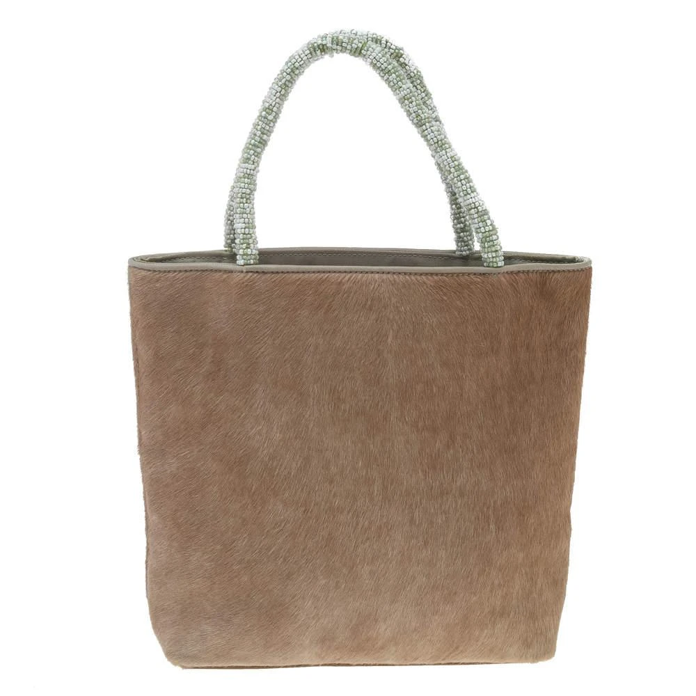 商品[二手商品] Dior|Dior Beige Pony Hair Shopper Tote,价格¥2661,第4张图片详细描述