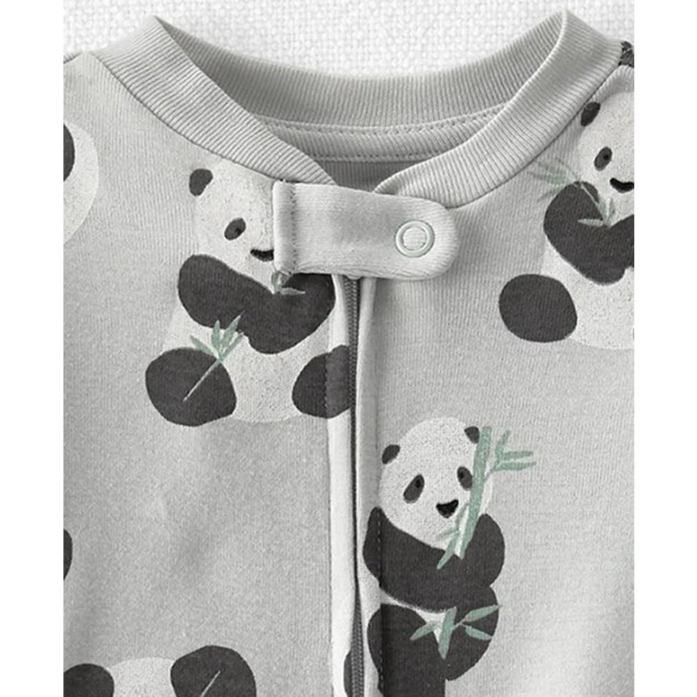 商品Carter's|Baby Boys or Baby Girls Organic Cotton 2-Way-Zip Sleep & Play Footed Coverall,价格¥92,第2张图片详细描述