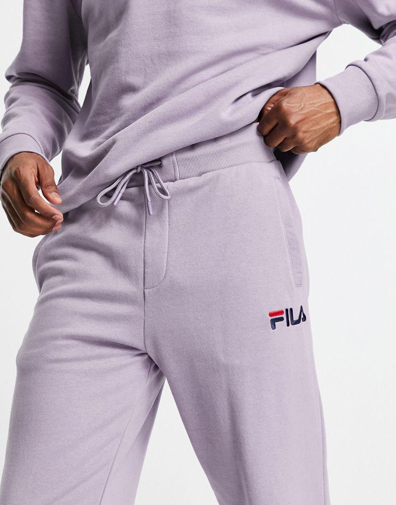 Fila joggers with logo in purple商品第4张图片规格展示