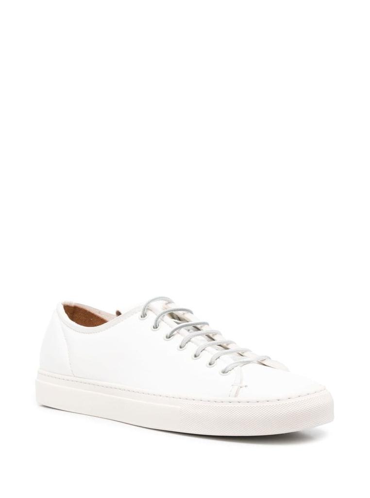 Buttero Man's Tanino White Leather  Sneakers商品第2张图片规格展示