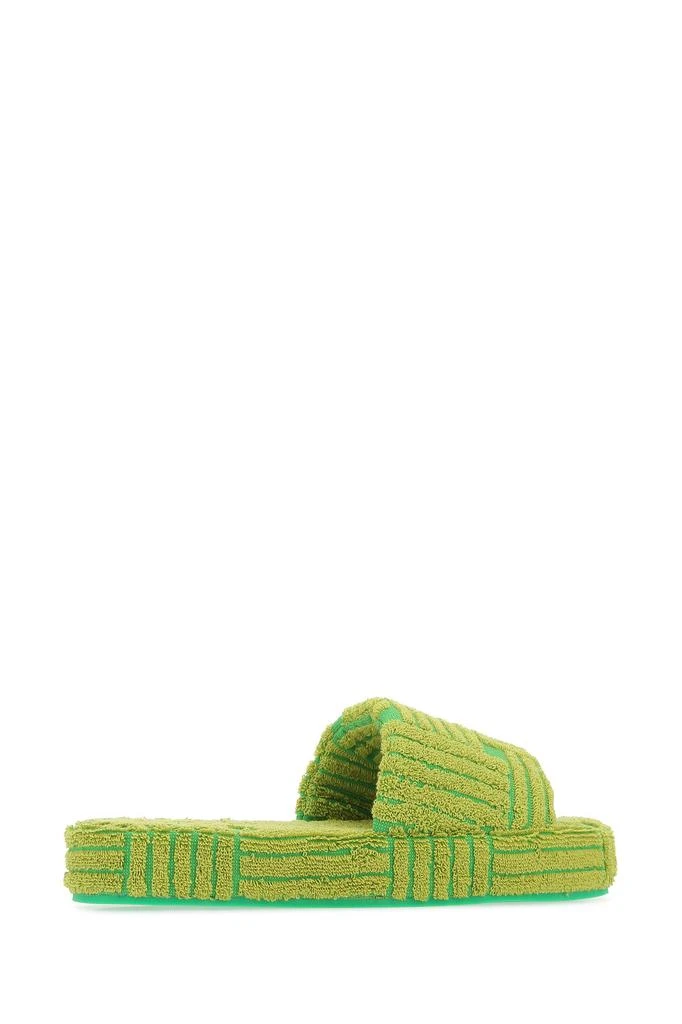商品Bottega Veneta|Two-tone terry fabric Resort Sponge slippers,价格¥4849,第2张图片详细描述
