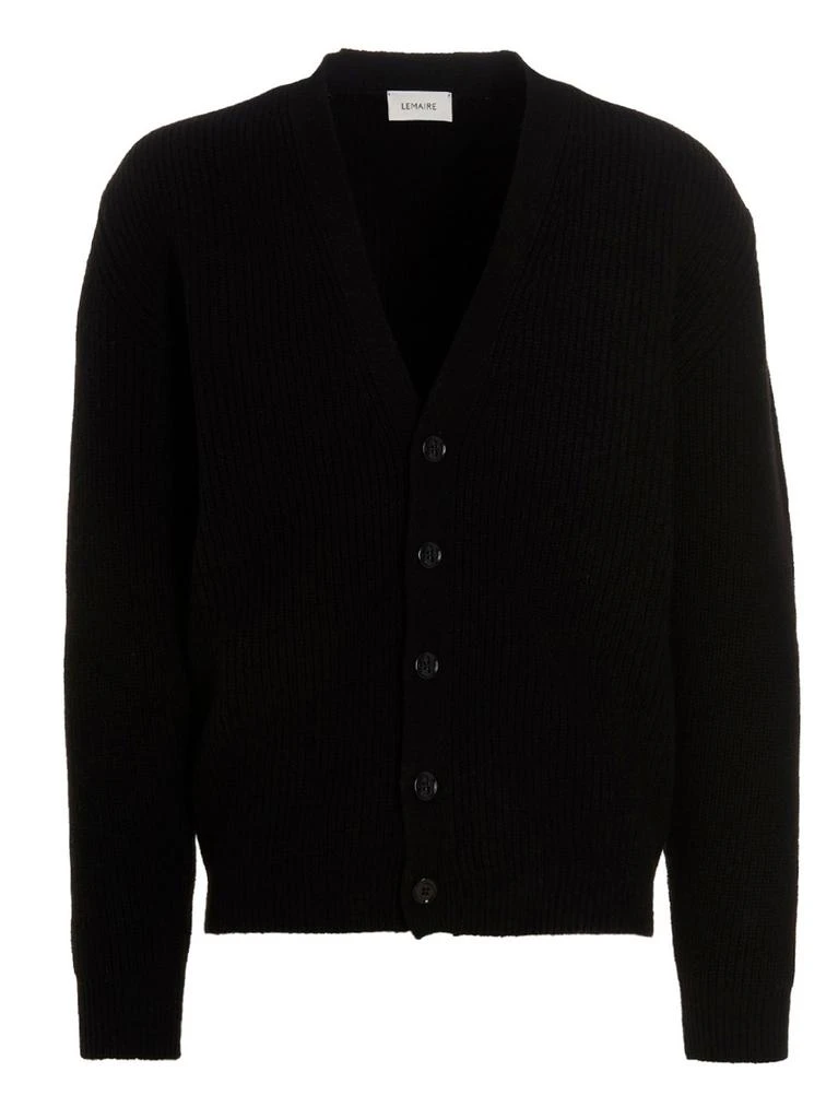 商品Lemaire|Lemaire Ribbed-Detailed Button-Up Cardigan,价格¥4032,第1张图片