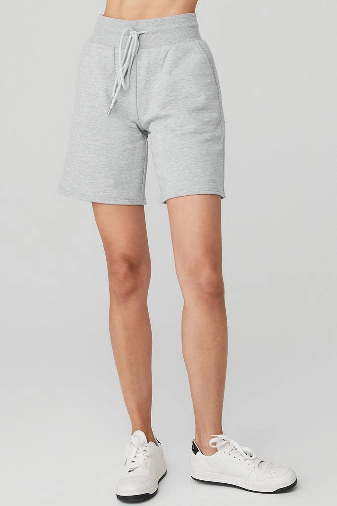 商品Alo|High-Waist Easy Sweat Short - Athletic Heather Grey,价格¥219,第1张图片