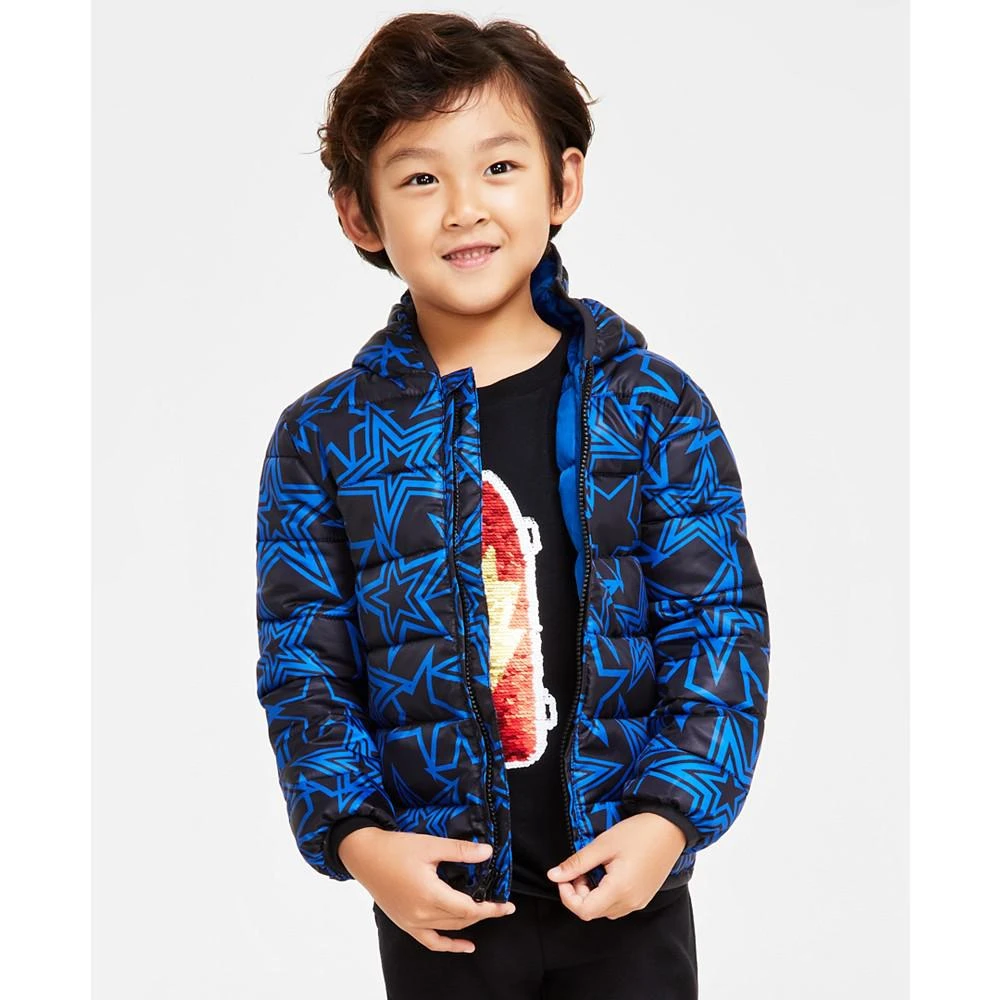 商品Epic Threads|Little Boys Star Packable Puffer Coat, Created for Macy's,价格¥120,第1张图片