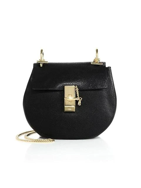 商品Chloé|Small Drew Leather Saddle Bag,价格¥13874,第1张图片