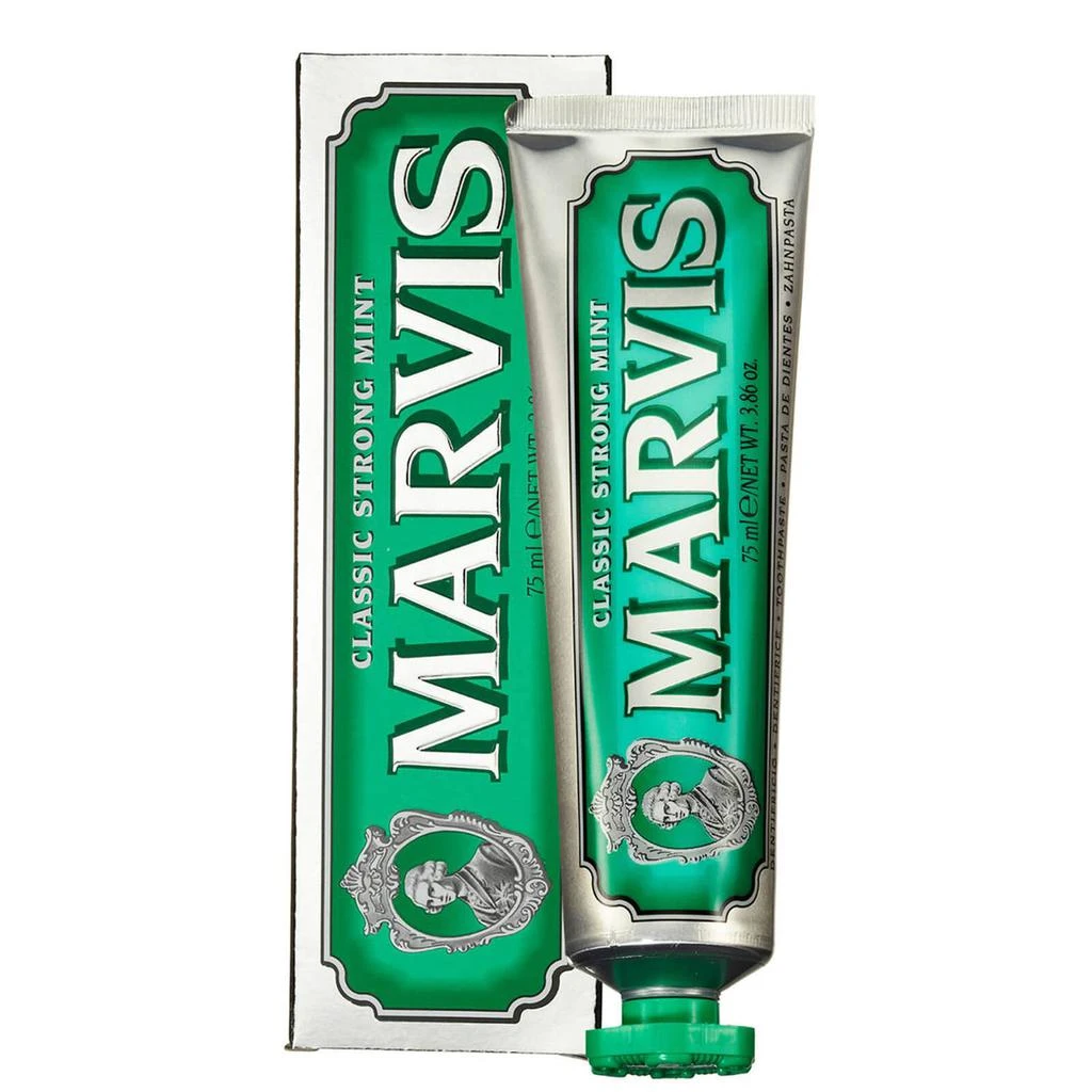 商品Marvis|Marvis Classic Strong Mint Toothpaste,价格¥88,第2张图片详细描述