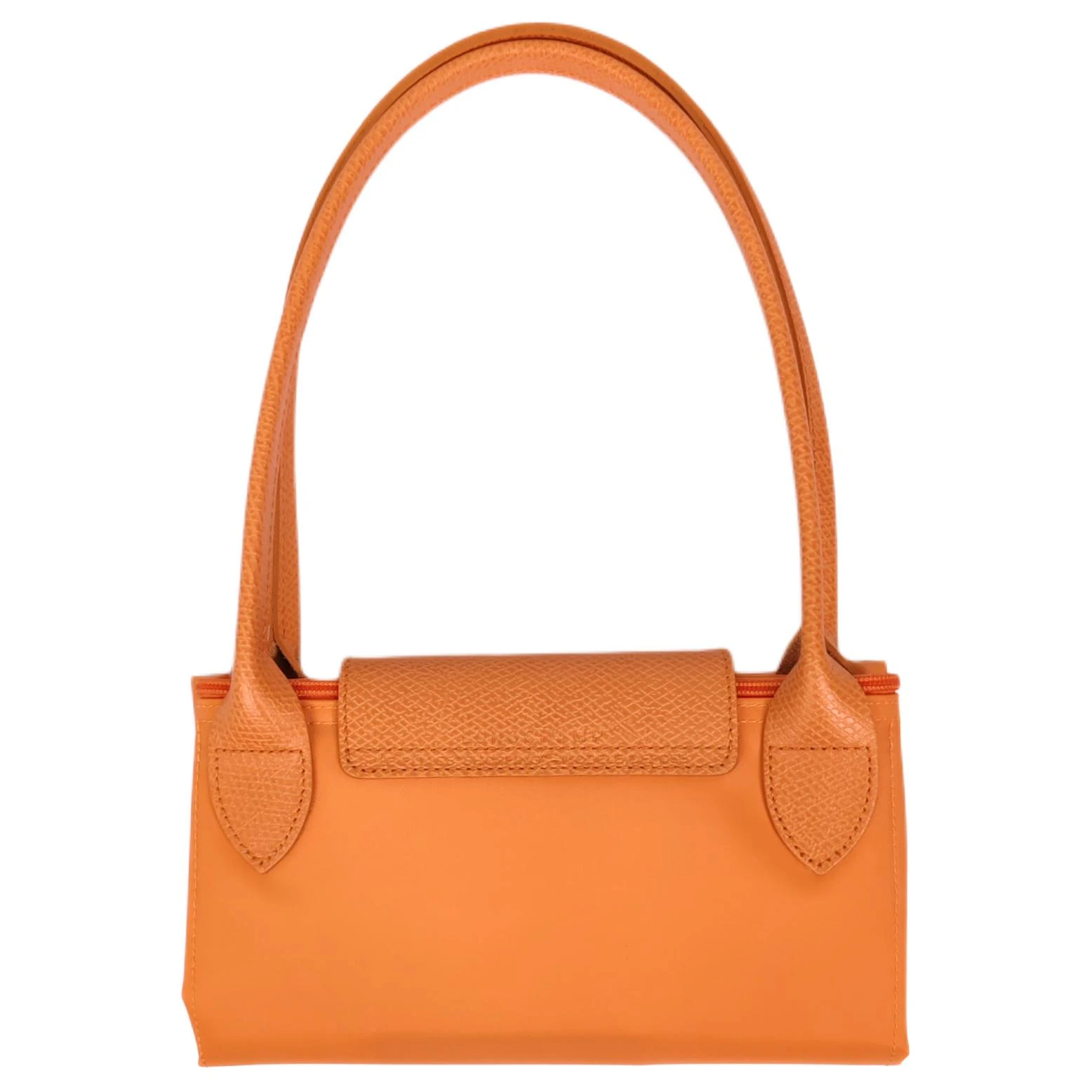 商品[国内直发] Longchamp|珑骧 品牌标识按扣开合 聚酰胺 单肩手提包 中号 女款 橙子色,价格¥1034,第8张图片详细描述