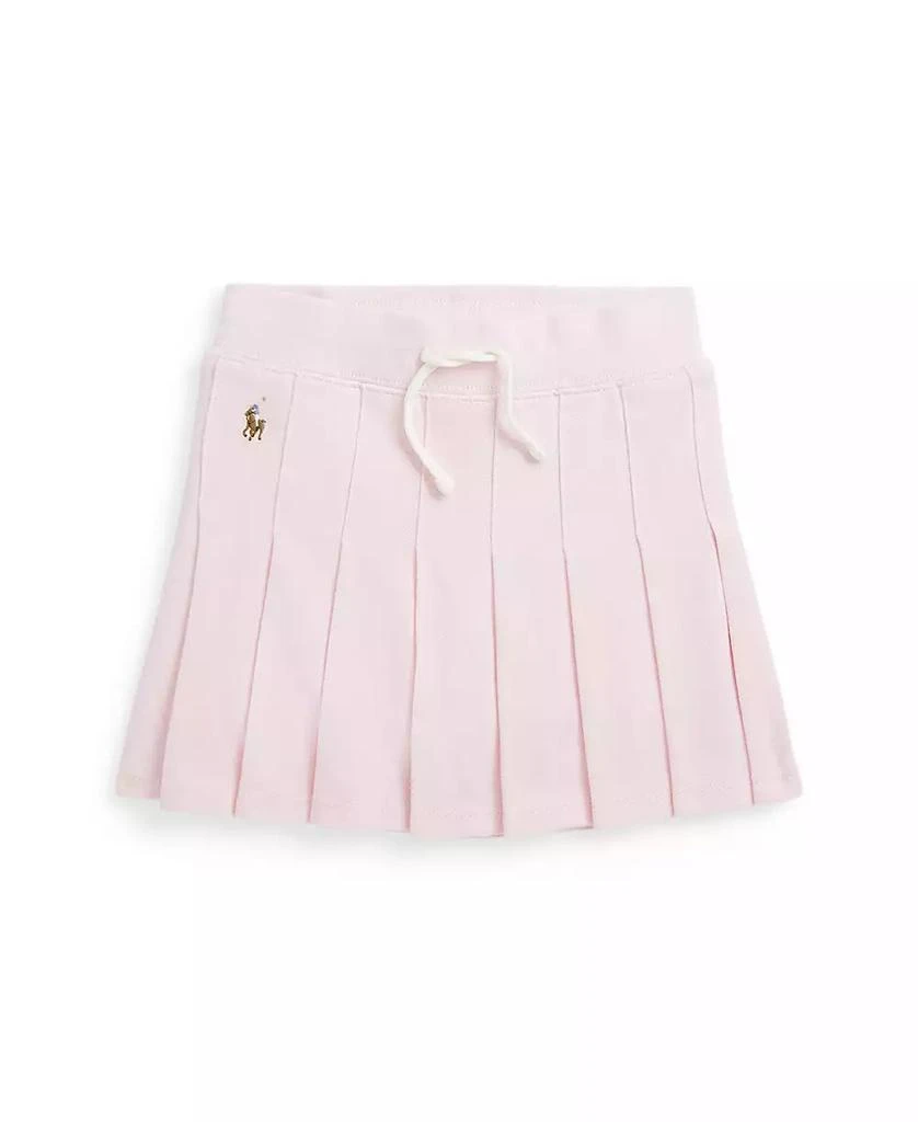 商品Ralph Lauren|Toddler and Little Girls Pleated Mesh Drawstring Skort,价格¥150,第1张图片