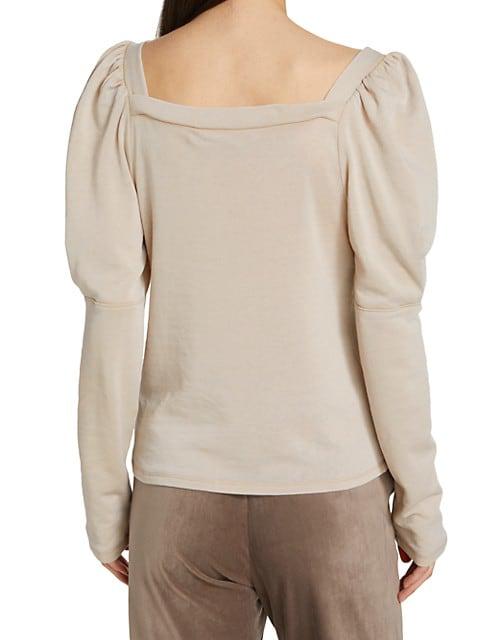 Josephine Puff-Sleeve Sweatshirt商品第5张图片规格展示