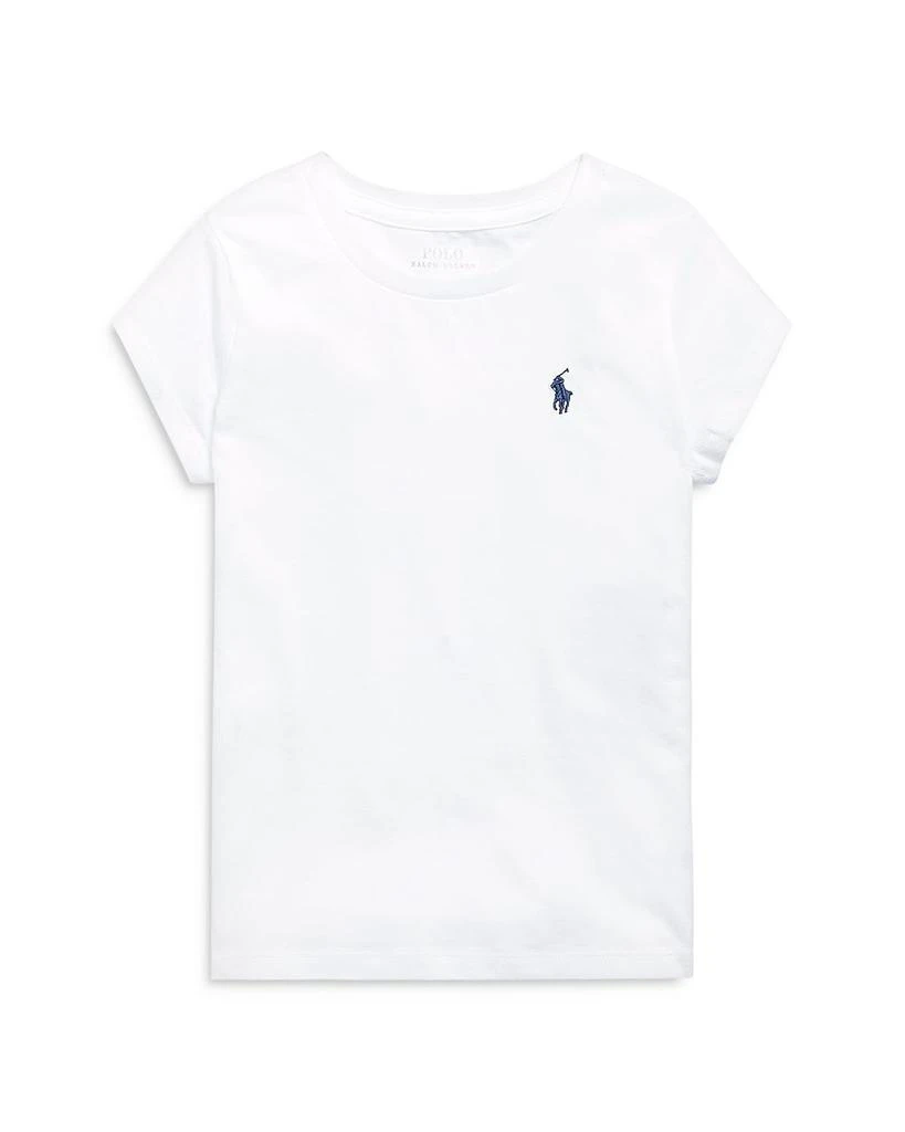 商品Ralph Lauren|Girls' Crewneck Tee - Little Kid, Big Kid,价格¥221,第1张图片详细描述