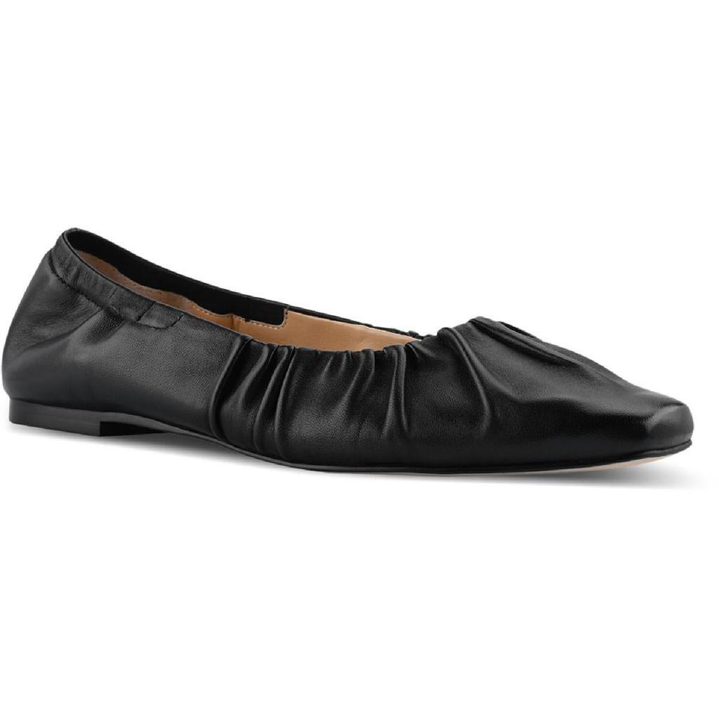 商品Marc Fisher|Marc Fisher LTD Womens Ophia Leather Slip-On Ballet Flats,价格¥113,第1张图片详细描述
