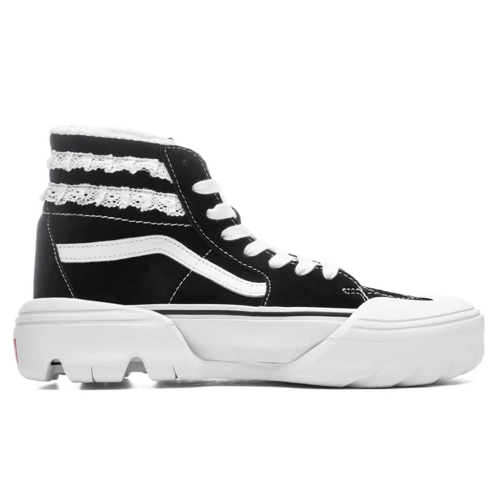 商品Vans|Vans x Sandy Liang Sk8-Hi Tapered - Black/White,价格¥839,第1张图片