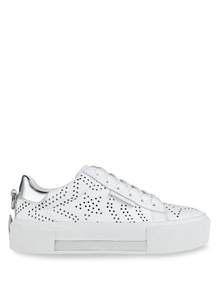 商品KENDALL + KYLIE|Tyler Star Perforated 真皮休闲鞋,价格¥391,第5张图片详细描述