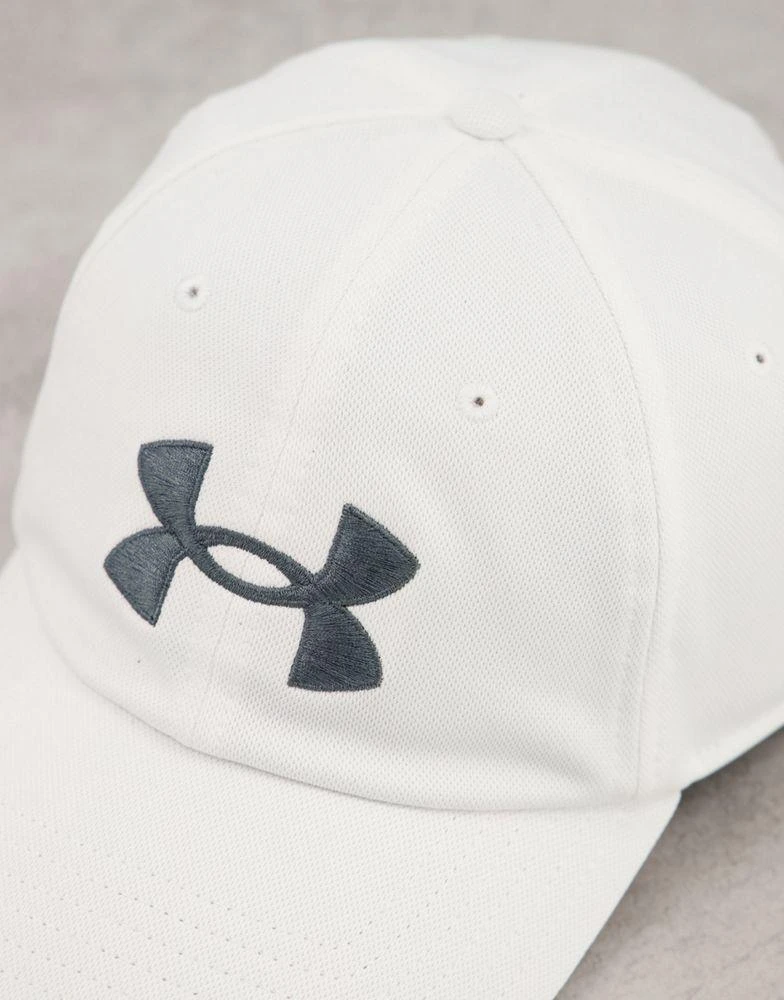 商品Under Armour|Under Armour Blitzing adjustable cap in white,价格¥99,第3张图片详细描述