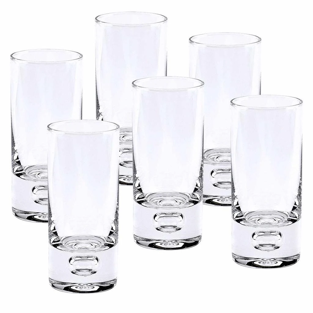 商品Hivvago|Mouth Blown Crystal 6 Pc Shot Or Vodka Glass Set  3 Oz,价格¥854,第2张图片详细描述