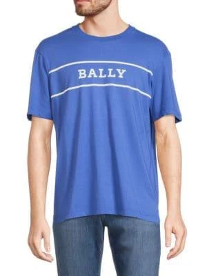 商品Bally|Logo Crewneck T Shirt,价格¥499,第1张图片