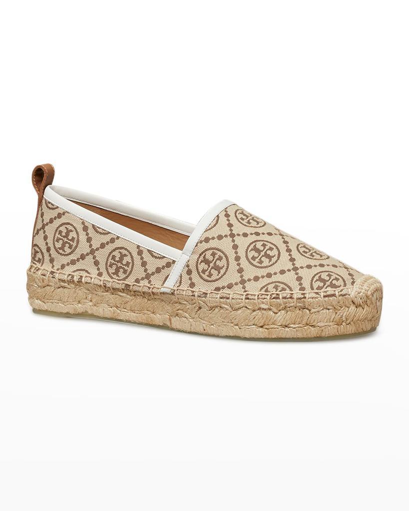 商品Tory Burch|T Monogram Loafer Espadrilles,价格¥1977,第4张图片详细描述