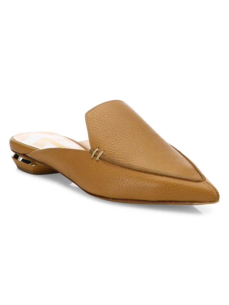 商品Nicholas Kirkwood|Beya Leather Flat Mules,价格¥1484,第2张图片详细描述