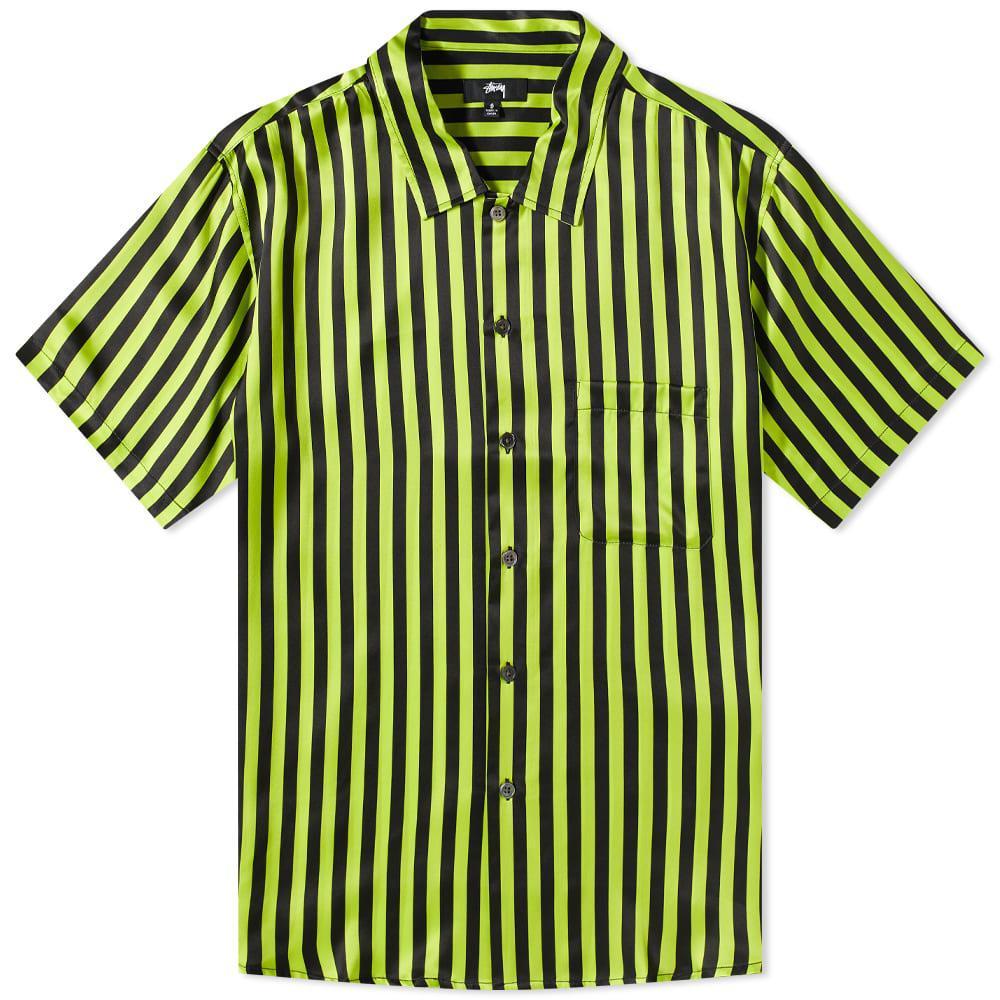 商品STUSSY|Stussy Striped Silk Shirt,价格¥1470,第1张图片