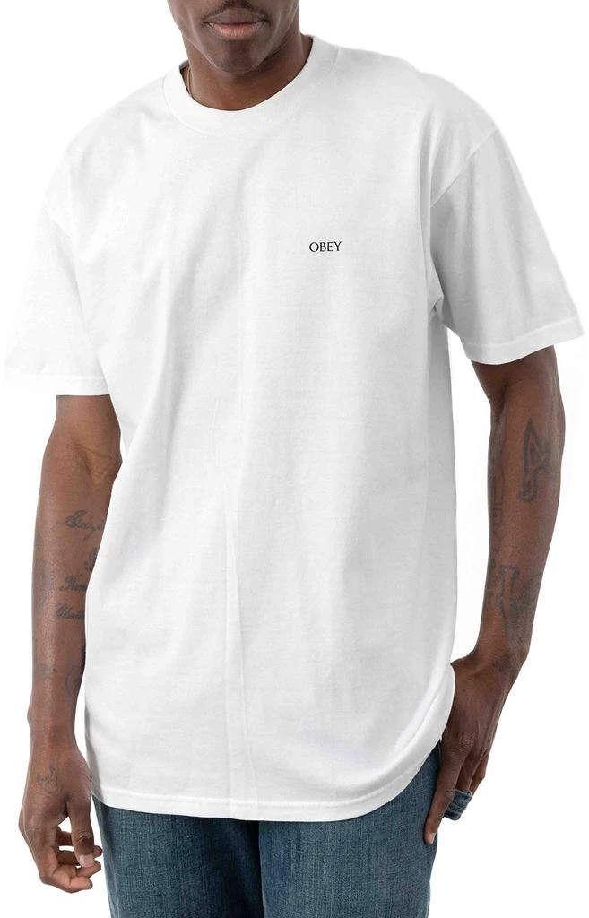 商品Obey|Crosswalk T-Shirt - White,价格¥86,第2张图片详细描述