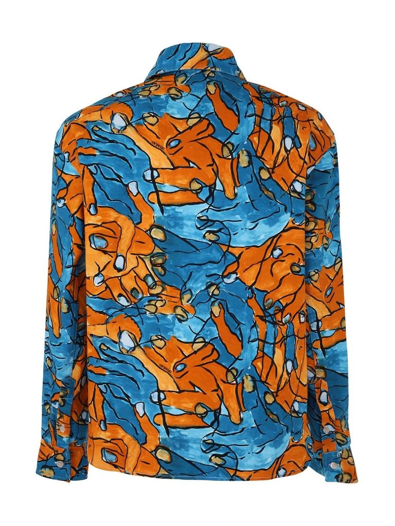 商品Marni|Marni Hand Graphic Printed Long-Sleeved Shirt,价格¥4092,第2张图片详细描述