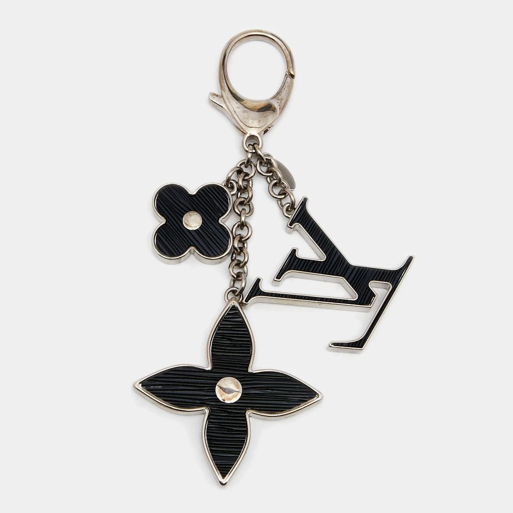 商品[二手商品] Louis Vuitton|Louis Vuitton Fleur D' Epi Black Resin Bag Charm Key Holder,价格¥3529,第2张图片详细描述