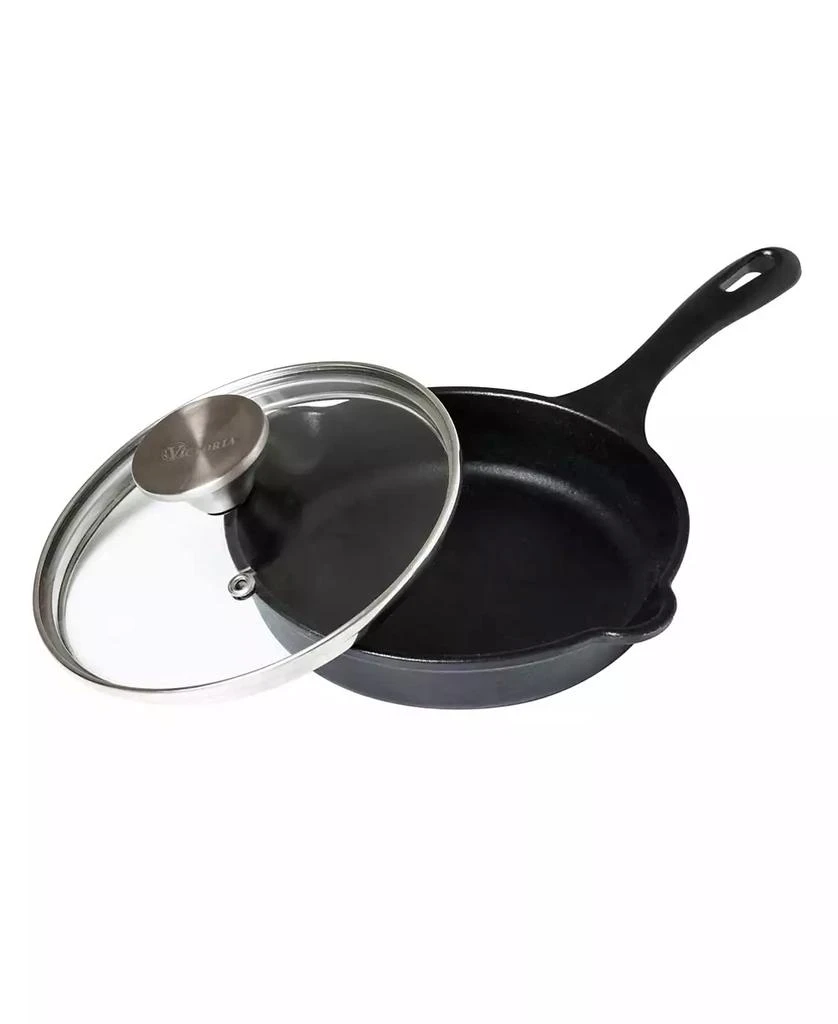 商品Victoria|Glass Lid with Stainless Steel Knob for 6.5" Skillet,价格¥90,第3张图片详细描述