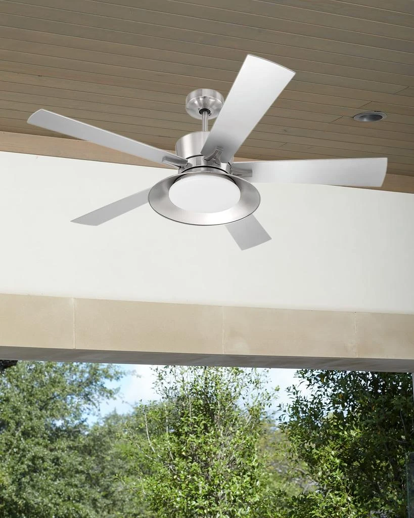 商品Ellington|Topper 52" Wi-Fi Ceiling Fan with LED Light Kit,价格¥3560,第1张图片