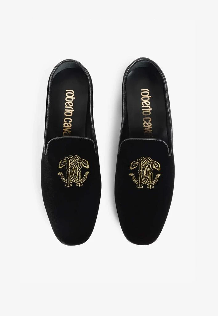 商品Roberto Cavalli|Mirror Snake Crest Loafers,价格¥4246,第4张图片详细描述