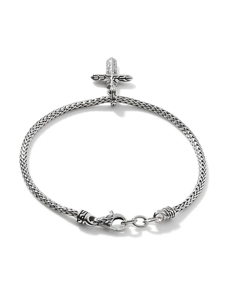 商品John Hardy|Classic Chain Sterling Silver Cross Charm Mini-Chain Bracelet,价格¥3653,第5张图片详细描述