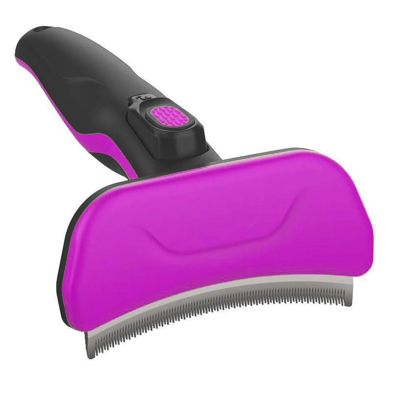 商品Pet Life|Pet Life  'Fur-Guard' Easy Self-Cleaning Grooming Deshedder Pet Comb,价格¥158,第4张图片详细描述