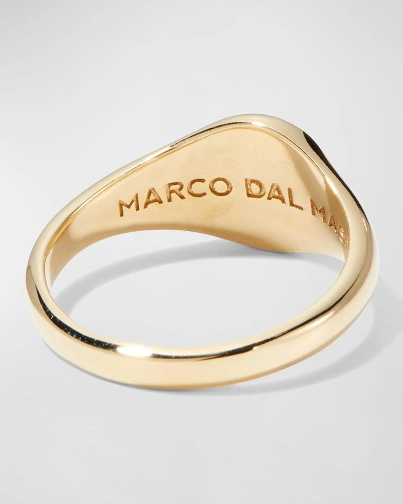 商品Marco Dal Maso|Men's Yellow Gold Acies Ipnotic Signet Ring,价格¥23857,第3张图片详细描述