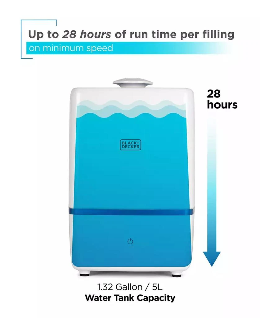 商品Black & Decker|5L Ultrasonic Humidifier,价格¥377,第5张图片详细描述